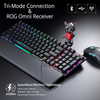 ASUS ROG Strix Scope II 96 Wireless Gaming Keyboard, Dampening Foam & Switch-Dampening Pads, Hot-Swappable Pre-lubed ROG NX Snow Switches, RGB-Black